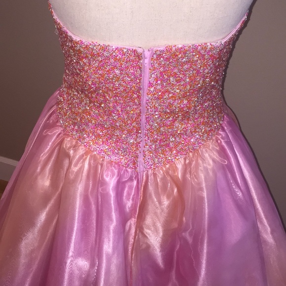 Princess Pink Prom Formal Dress Ball Gown Pageant Princess Quinceañera Barbie - Picture 15 of 16